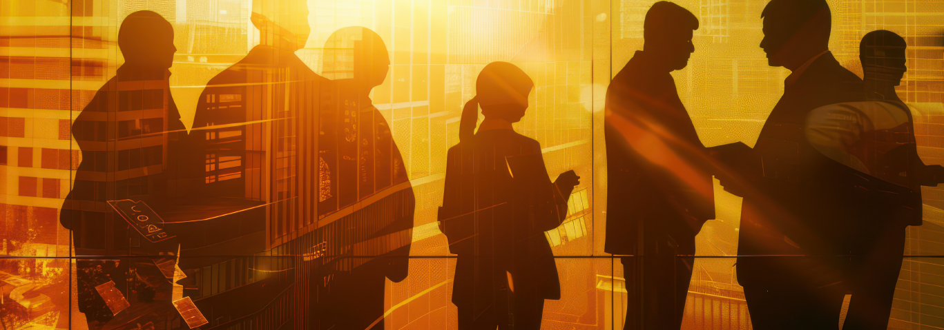 City skyline background